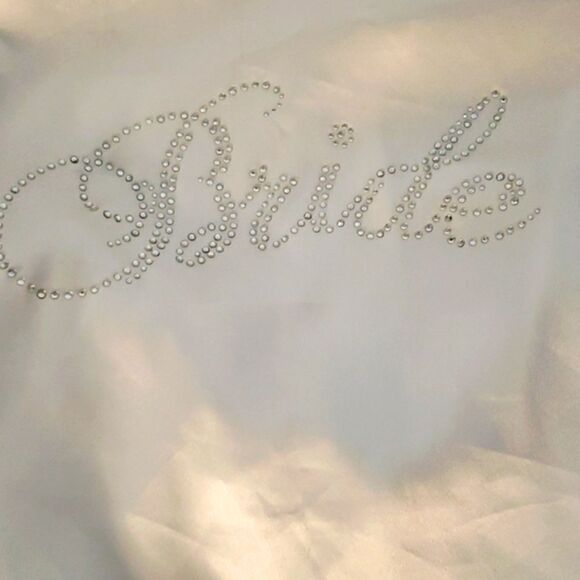 VICTORIAS Secret Satin Bridal Robe - Picture 2 of 4